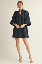 Load image into Gallery viewer, Kimmie Babydoll Dress - Black