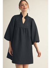 Load image into Gallery viewer, Kimmie Babydoll Dress - Black