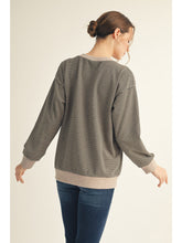 Load image into Gallery viewer, Vera Striped Top - Black