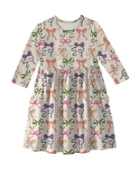 Goosies 3/4 Sleeve Pocket Dress - Bows