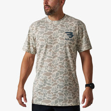 Load image into Gallery viewer, Burlebo Vintage Washed Tee - God's Glory - Classic Deer Camo
