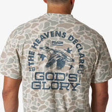 Load image into Gallery viewer, Burlebo Vintage Washed Tee - God's Glory - Classic Deer Camo