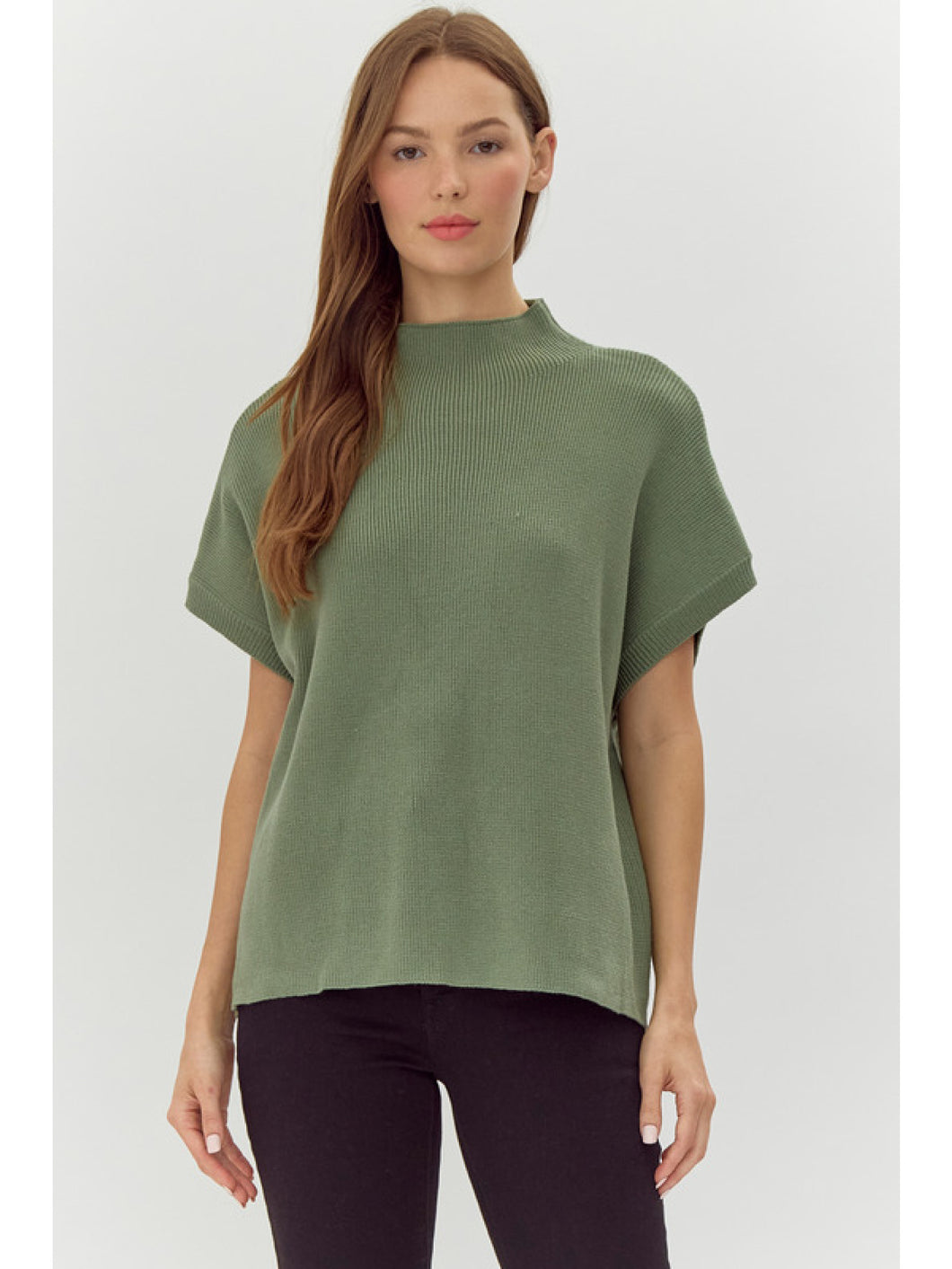 Josephine Sweater Top - Sage