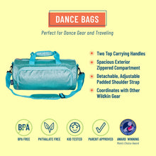 Load image into Gallery viewer, Kid&#39;s Dance Bag - Blue Glitter