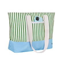 Load image into Gallery viewer, Dock &amp; Bay Canvas Beach Bag - Olive Grove