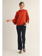Load image into Gallery viewer, Novelty Sweater Top - Rust
