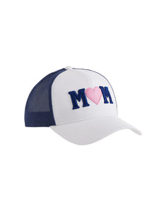 "Mom" Embroidered Trucker Hat