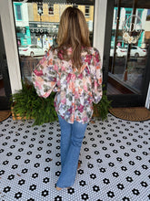 Load image into Gallery viewer, Regina Vintage Floral Blouse - Rose