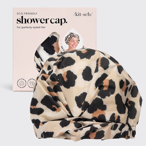 Kitsch Luxury Shower Cap - Leopard