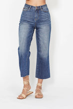 Load image into Gallery viewer, Judy Blue HW Back Pocket Embroidery Crop Wide Leg Jean
