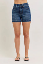 Load image into Gallery viewer, Judy Blue HW Double Button Tummy Control Slim Shorts
