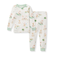 Burt's Bees Bunny Egg Hunt Organic Cotton Two-Piece Pajamas