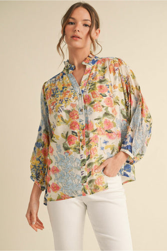 Pretty Perfect Mixed Floral Top