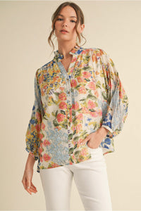Pretty Perfect Mixed Floral Top