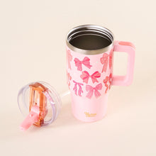 Load image into Gallery viewer, The Darling Effect Lifestyle Flip Straw Tumbler 20oz - Blushing Bows