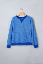 Load image into Gallery viewer, Emilie Striped Pullover - Royal