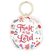 Load image into Gallery viewer, Inspirational Floral Keychains
