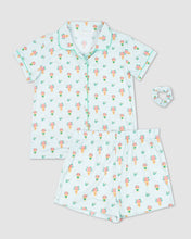 Load image into Gallery viewer, Girl's Love Blooms Here Sleep Set - Shorts 3 pc. Set