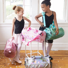 Load image into Gallery viewer, Kid&#39;s Dance Bag - Blue Glitter