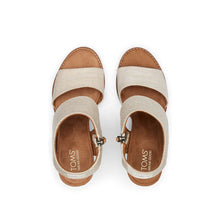 Load image into Gallery viewer, TOMS Shoes - Majorca Cut-Out Heeled Sandal - Natural Yarn Dye