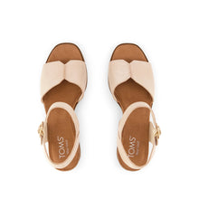 Load image into Gallery viewer, TOMS Shoes - Eloise Sandal - Champagne Shimmer Suede
