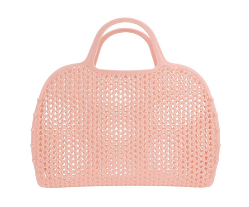 Retro Vintage Beach Bag - Pink Quartz