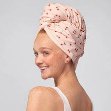 Load image into Gallery viewer, Kitsch Quick Dry Hair Towel - Cherry