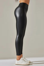 Load image into Gallery viewer, High Waisted Faux Leather Leggings