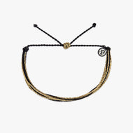 Pura Vida OG String Bracelet - Black & Gold