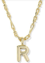 Load image into Gallery viewer, Bubble Letter Pendant Necklace in Gold by Kendra Scott