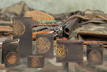 Load image into Gallery viewer, Shotshell Burnished Leather Magnetic Front Pocket Wallet