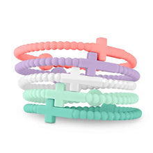 Load image into Gallery viewer, Jesus Bracelet Stack in Mermaid - Extra Small - by Ryan &amp; Rose