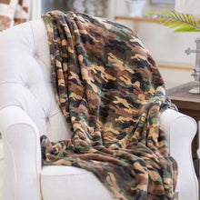 Load image into Gallery viewer, Camouflage Throw Blanket