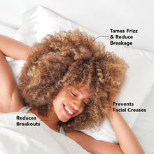 Load image into Gallery viewer, Kitsch Satin Pillowcase Standard - Ivory