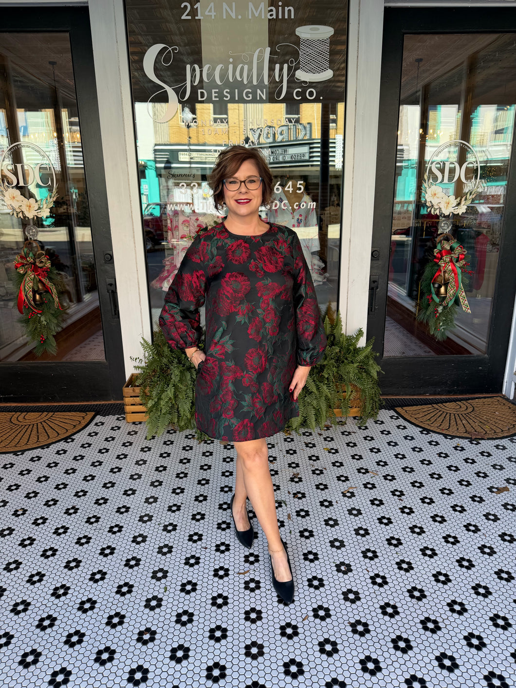 Holiday Charm Cocktail Dress