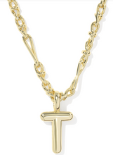 Load image into Gallery viewer, Bubble Letter Pendant Necklace in Gold by Kendra Scott