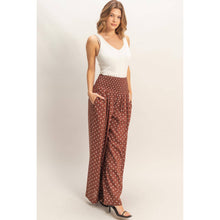 Load image into Gallery viewer, Fancy Dot Wide-Leg Pants - Oatmeal