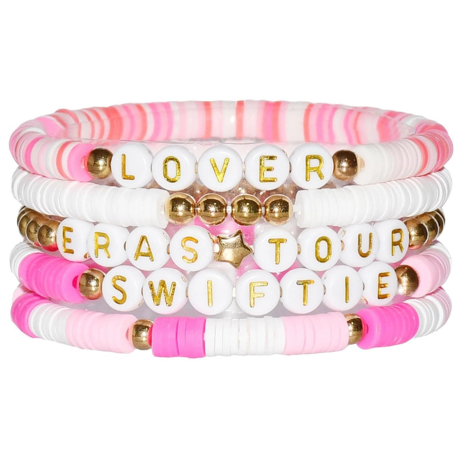 Swiftie Friendship Bracelet Stack - Lover