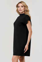 Load image into Gallery viewer, Malia Mock Neck Sweater Dress - Black