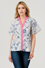 Load image into Gallery viewer, Penny Floral Toile Top