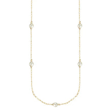 Load image into Gallery viewer, Adorned Bead Station Necklace - Gold