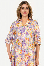 Load image into Gallery viewer, Madison Floral Midi Dress - Lilac