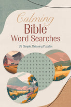 Load image into Gallery viewer, Calming Bible Word Searches