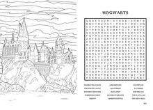 Load image into Gallery viewer, Harry Potter Word Search and Coloring Book