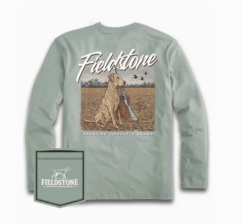 Fieldstone Dove Fields Long Sleeve Tee - Bay