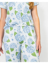Load image into Gallery viewer, Hydrangea Pajama Set With Pants