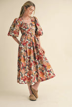 Load image into Gallery viewer, Opalite Bubble Sleeve Dress - Burgundy