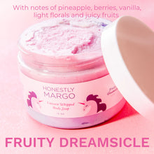 Load image into Gallery viewer, Unicorn Fruity Dreamsicle Whipped Body Soap