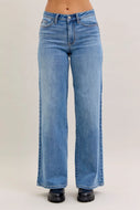 Judy Blue Mid Rise Retro Wide Leg