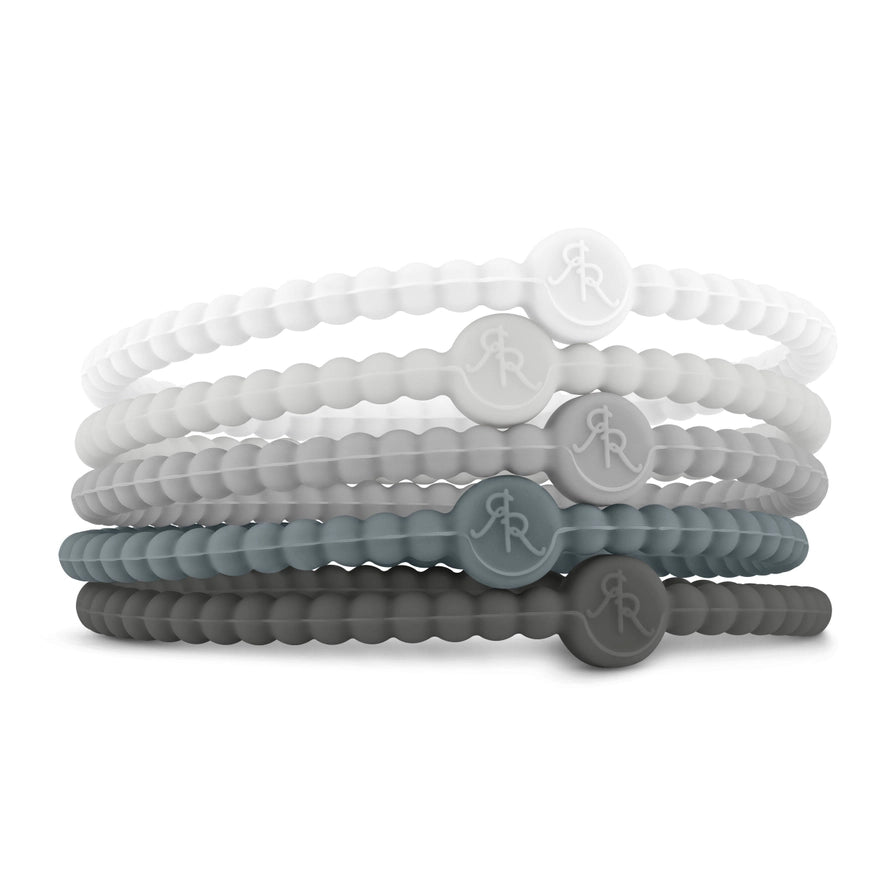 Cutie Bracelet Stack in Alloy - Medium - by Ryan & Rose